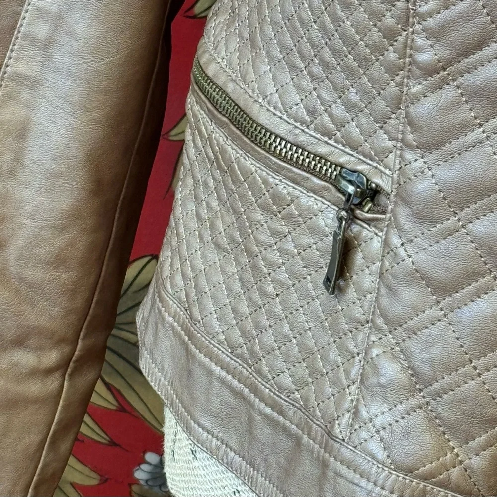 Women’s “J2” Faux Leather Jacket | #P8 - Picture 6 of 15